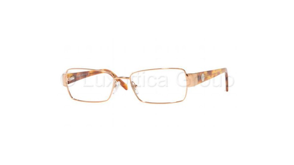 Versace VE 1130 Eyeglasses Styles Orange Frame w/Non-Rx 53 mm Diameter Lenses, 1052-5316