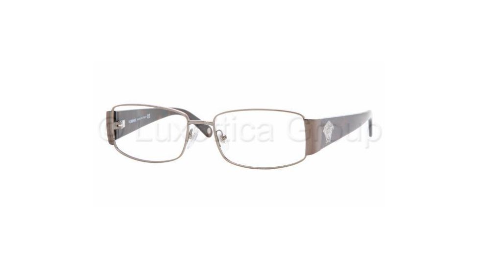 Versace VE 1154 Eyeglasses Styles - Brown Frame w/Non-Rx 52 mm Diameter Lenses, 1013-5216