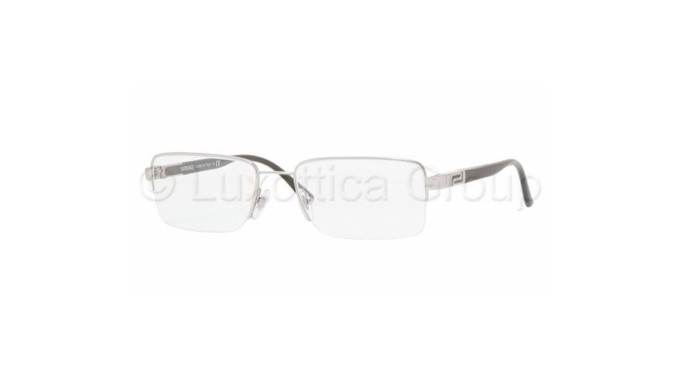 Versace VE1157 SV Prescription Eyeglasses - Gunmetal Light Demo Lens Frame / 51 mm Prescription Lenses, 1003-5118