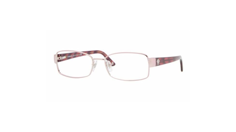 Versace VE 1177 Eyeglasses Styles -  Light Pink Frame w/Non-Rx 52 mm Diameter Lenses, 1056-5216