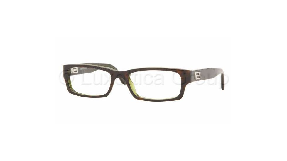 Versace VE3102 Bifocal Eyeglasses - Top Havana On Green Frame / 52 mm Prescription Lenses, 778-5217