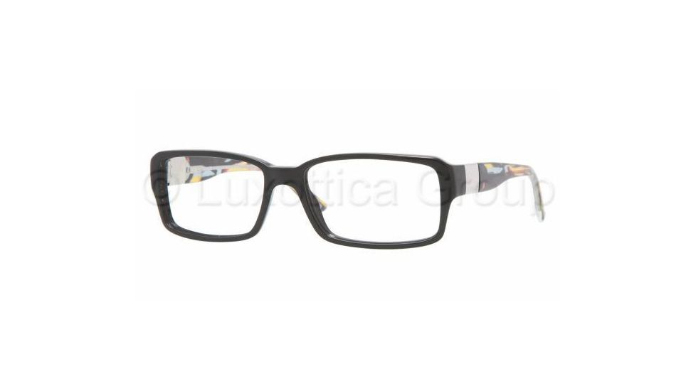 Versace VE3116 Bifocal Eyeglasses - Shiny Black Demo Lens Frame / 53 mm Prescription Lenses, GB1-5316