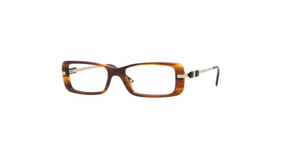Versace VE 3122 Eyeglasses Styles -  Havana Frame w/Non-Rx 52 mm Diameter Lenses, 163-5216