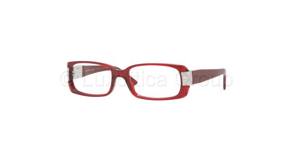 Versace VE 3130 Eyeglasses Styles Bordeaux Transp. Frame w/Non-Rx 54 mm Diameter Lenses, 388-5416