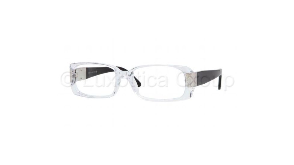 Versace VE 3130 Eyeglasses Styles Trasparent Frame w/Non-Rx 52 mm Diameter Lenses, 148-5216