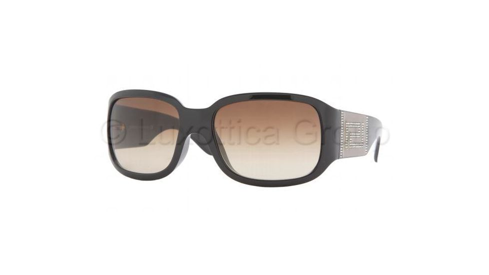 Versace VE4159B Progressive Sunglasses, Shiny Black Frame / 60 mm Prescription Lenses, GB1-13-6019