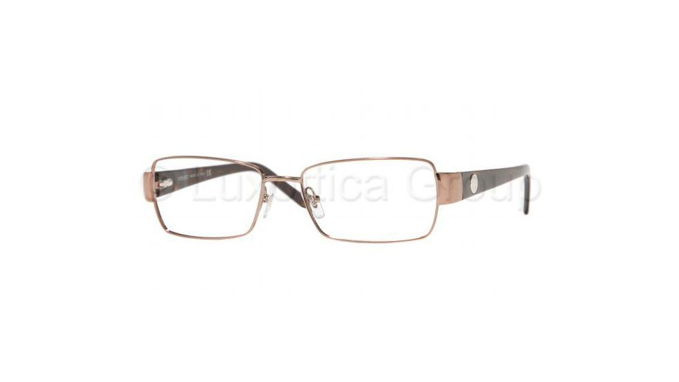 Versace VE1130 Eyeglasses Styles Brown Frame w/Non-Rx 51 mm Diameter Lenses, 1013-5116