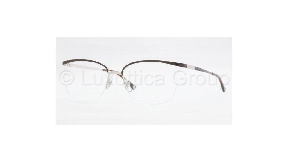 Versace VE1188 Eyeglass Frames 1287-5216 - Brown/Silver 