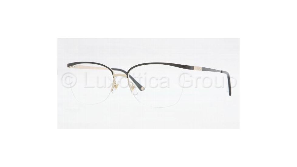 Versace VE1188 Eyeglass Frames 1291-5216 - Black/Pale Gold 