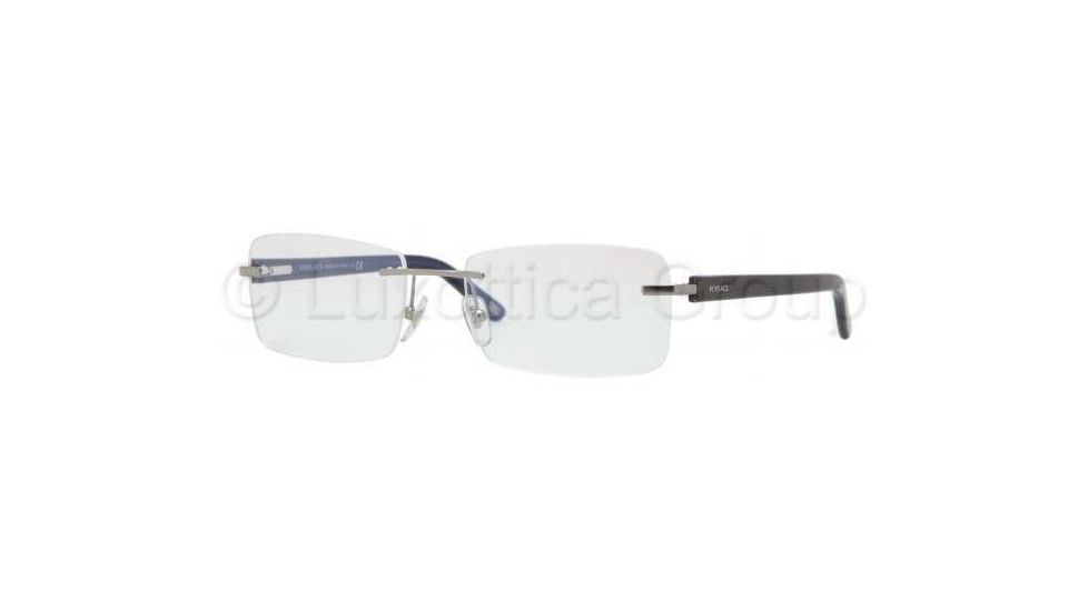 Versace VE1194 Progressive Prescription Eyeglasses 1001-5217 - Gunmetal Frame