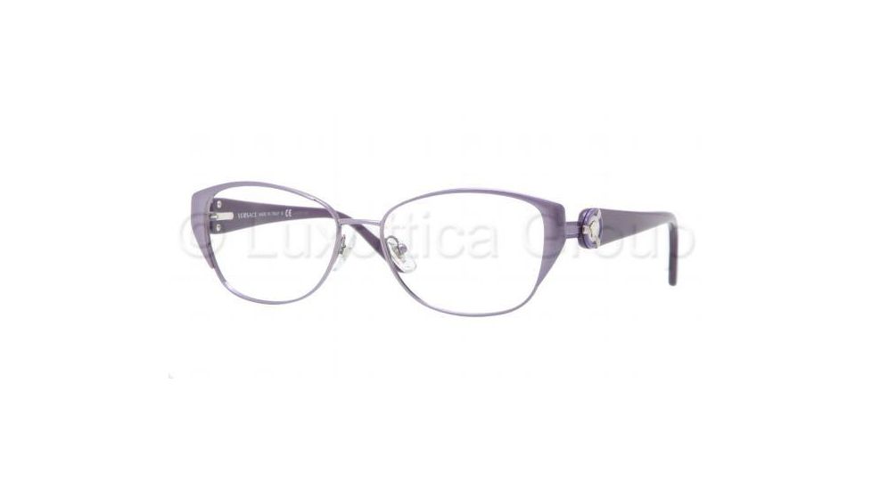 Versace VE1196 Progressive Prescription Eyeglasses 1317-5115 - Dark Steel Frame