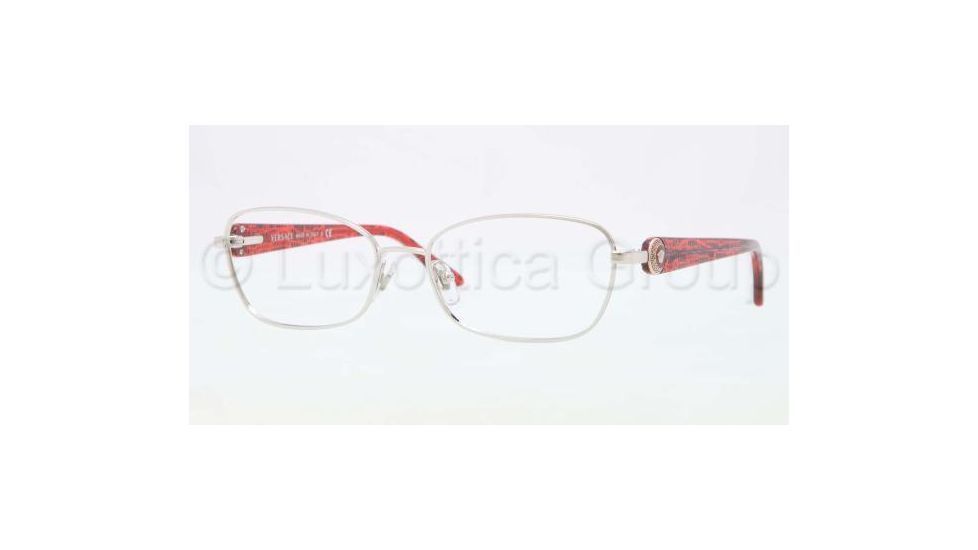Versace VE1210 Eyeglass Frames 1000-5416 - Silver Frame