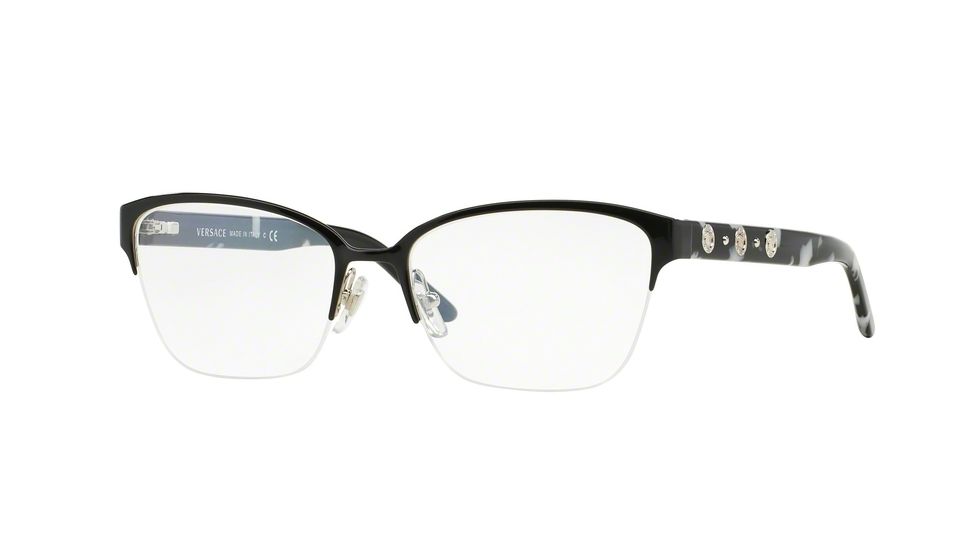 Versace VE1224 Eyeglass Frames 1343-53 - Silver Frame
