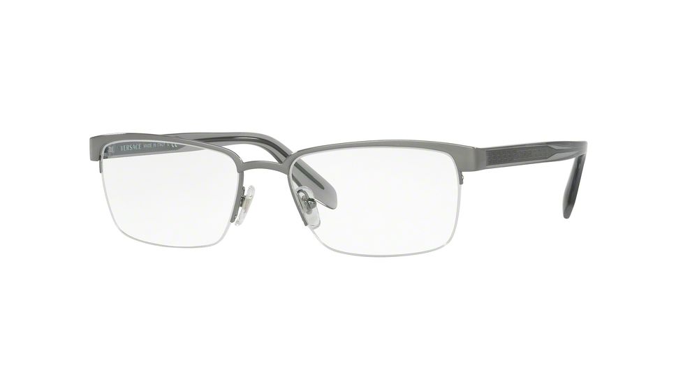 Versace VE1241 Single Vision Prescription Eyeglasses 1264-54 - Anthracite Frame