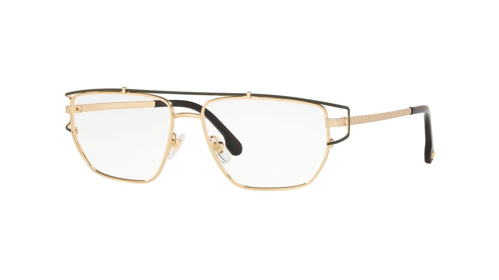 Versace VE1257 Bifocal Prescription Eyeglasses, 55mm, Gold, VE1257-1458-55-BI