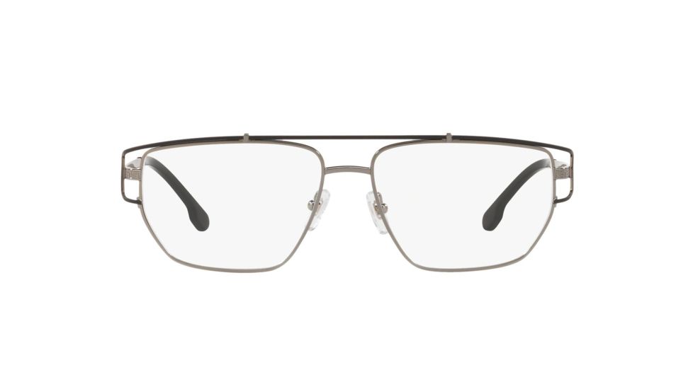 Versace VE1257 Bifocal Prescription Eyeglasses, 55mm, Gunmetal, VE1257-1256-55-BI