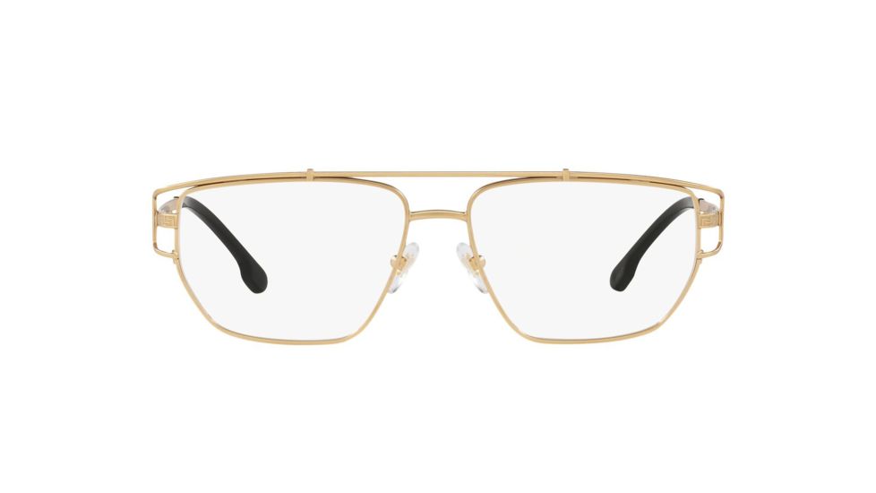 Versace VE1257 Bifocal Prescription Eyeglasses, 55mm, Matte Gold, VE1257-1410-55-BI