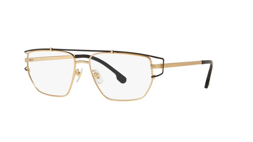 Versace VE1257 Bifocal Prescription Eyeglasses, 55mm, Gold, VE1257-1436-55-BI