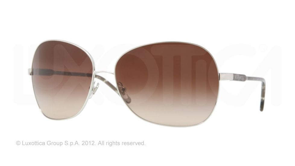 Versace VE2124 Single Vision Prescription Sunglasses VE2124-100013-64 - 