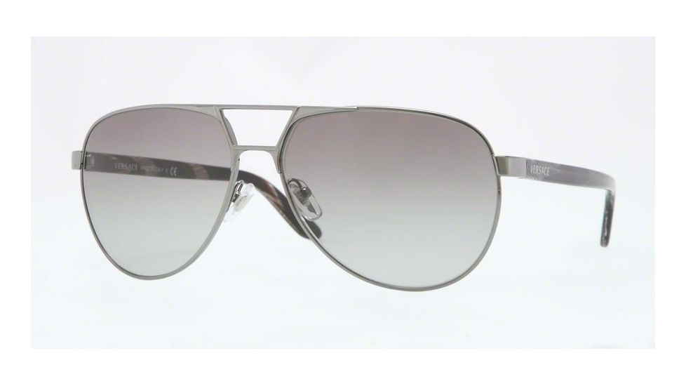 Versace VE2142 Progressive Prescription Sunglasses VE2142-100111-60 - Lens Diameter 60 mm, Lens Diameter 60 mm, Frame Color Gunmetal