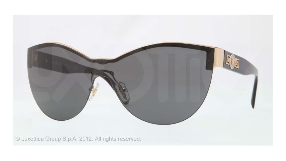 Versace VE2144 Single Vision Prescription Sunglasses VE2144-100287-40 - Lens Diameter 140 mm, Lens Diameter 40 mm, Frame Color Gold