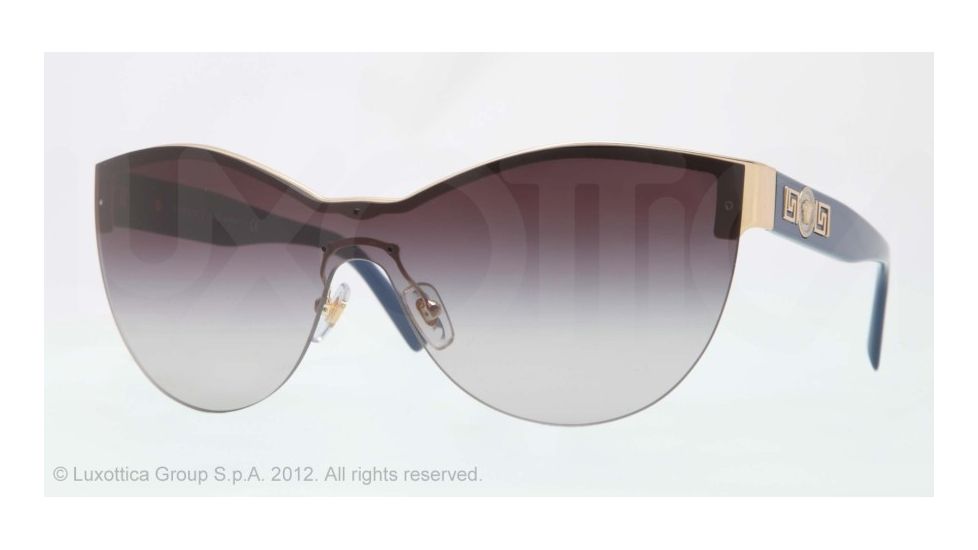 Versace VE2144 Single Vision Prescription Sunglasses VE2144-10028G-40 - Lens Diameter 140 mm, Lens Diameter 40 mm, Frame Color Gold