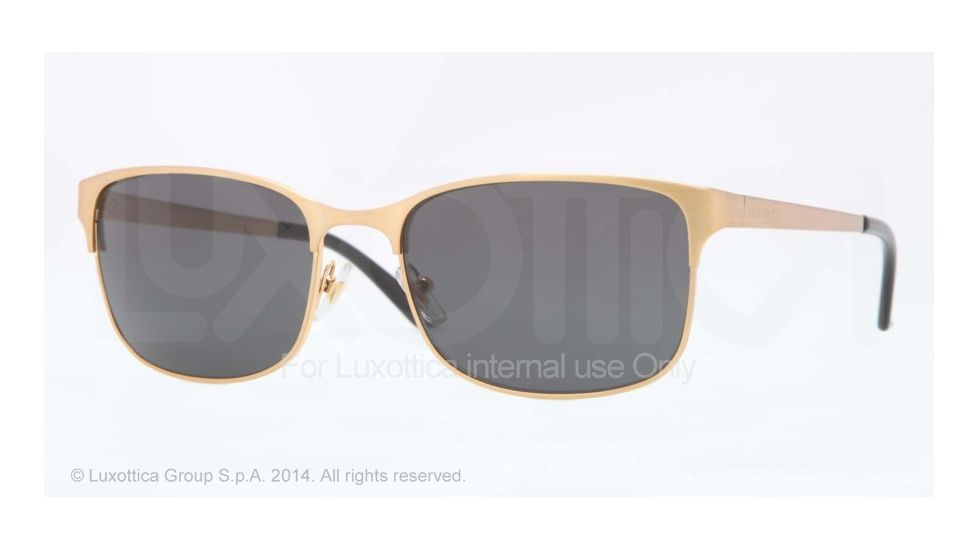Versace VE2149 Progressive Prescription Sunglasses VE2149-119687-56 - Lens Diameter 56 mm, Frame Color Brushed Gold