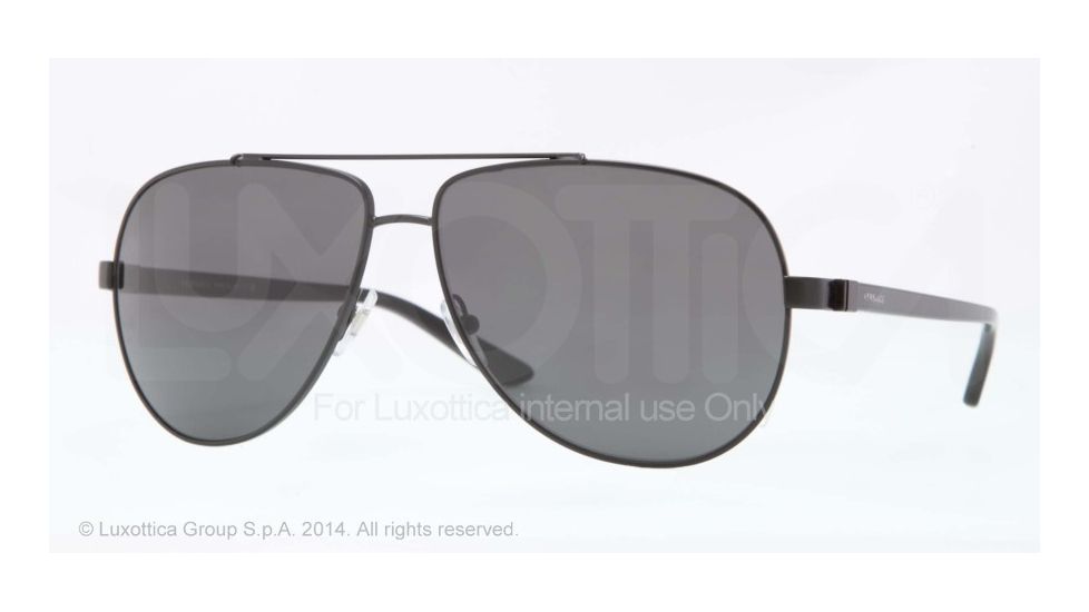 Versace VE2151 Single Vision Prescription Sunglasses VE2151-126187-62 - Lens Diameter 62 mm, Frame Color Matte Black