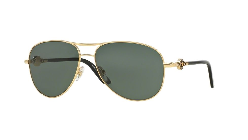 Versace VE2157 Single Vision Prescription Sunglasses VE2157-100271-58 - Lens Diameter 58 mm, Frame Color Gold