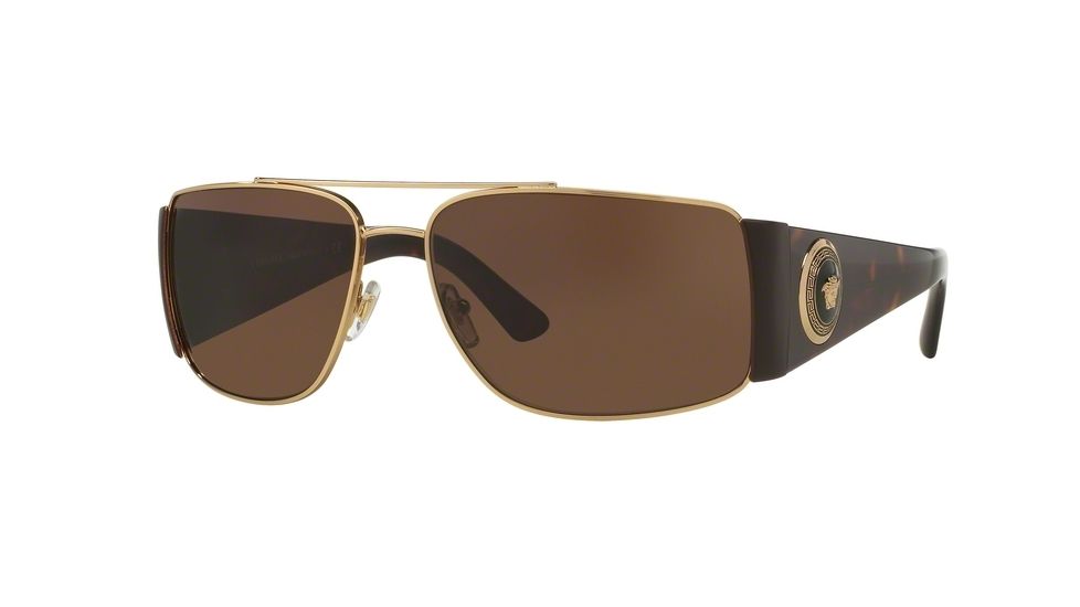Versace VE2163 Progressive Prescription Sunglasses VE2163-100273-63 - Lens Diameter 63 mm, Frame Color Gold
