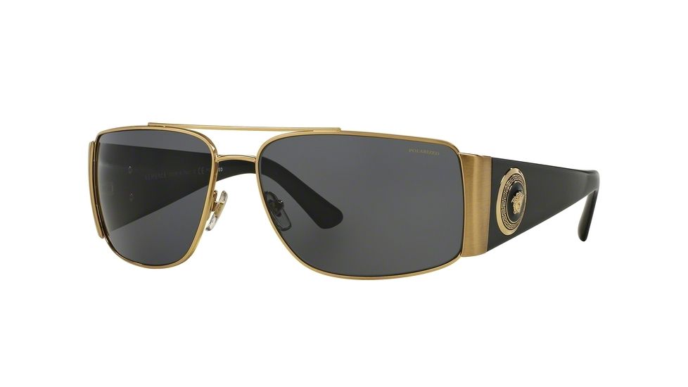 Versace VE2163 Progressive Prescription Sunglasses VE2163-100281-63 - Lens Diameter 63 mm, Frame Color Gold