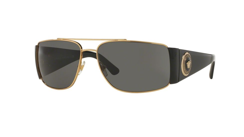 Versace VE2163 Progressive Prescription Sunglasses VE2163-100287-63 - Lens Diameter 63 mm, Frame Color Gold