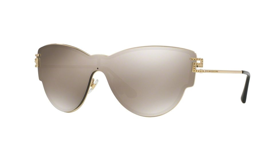 Versace VE2172B Bifocal Prescription Sunglasses VE2172B-12525A-42 - Lens Diameter 42 mm, Frame Color Pale Gold