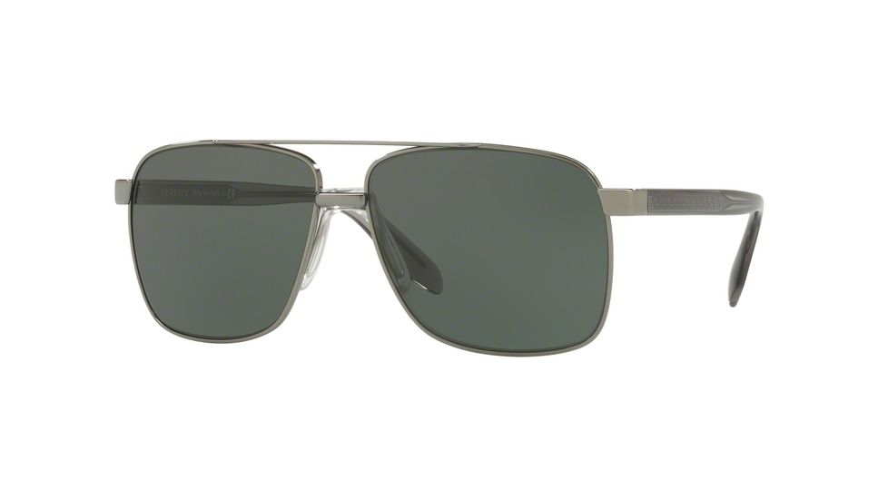 Versace VE2174 Progressive Prescription Sunglasses VE2174-100171-59 - Lens Diameter 59 mm, Frame Color Gunmetal