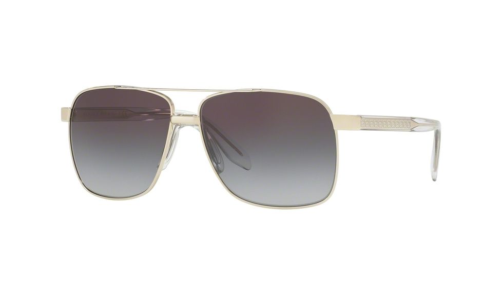 Versace VE2174 Progressive Prescription Sunglasses VE2174-12528G-59 - Lens Diameter 59 mm, Frame Color Pale Gold