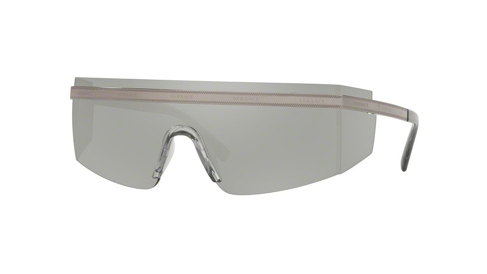 Versace VE2208 Sunglasses 10016G-45 - , Light Grey Mirror Silver Lenses