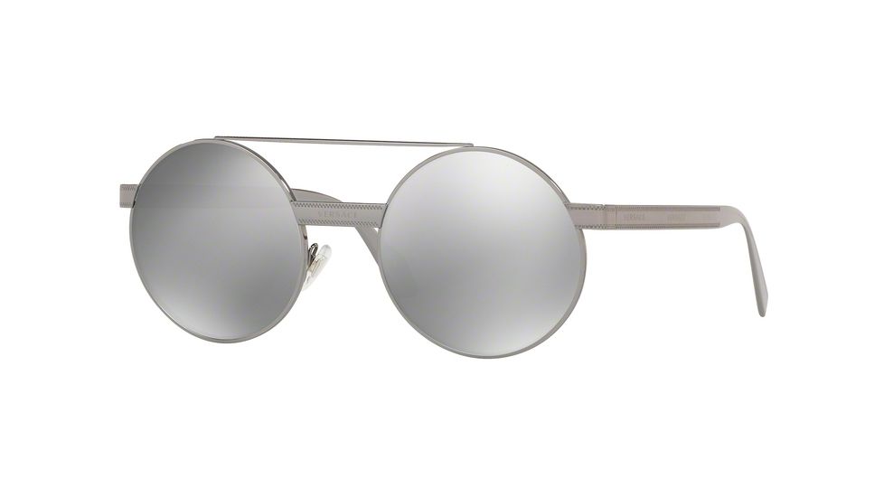 Versace VE2210 Sunglasses 10016G-52 - , Light Grey Mirror Silver 80 Lenses