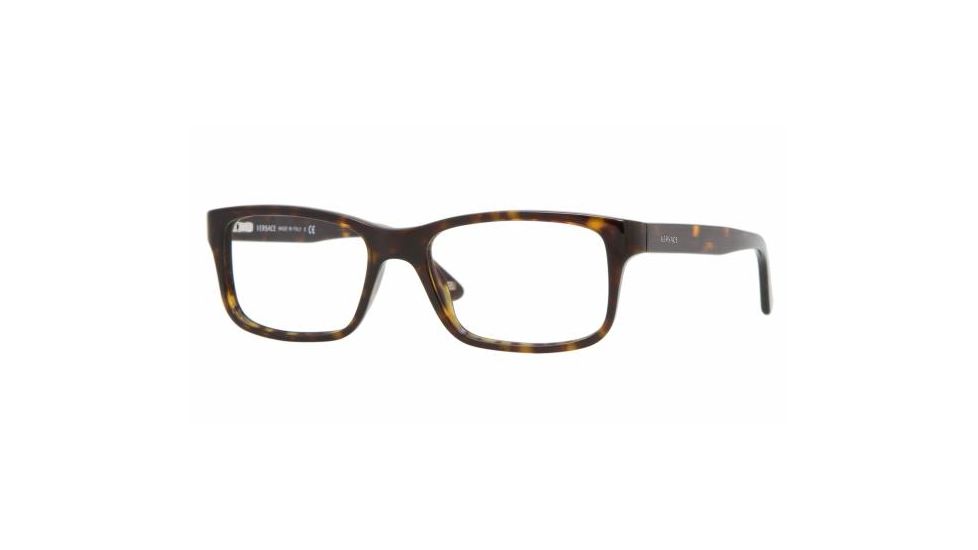 Versace VE3134 #108 - Dark Havana Demo Lens Frame