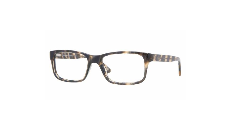 Versace VE3134 #875 - Gray Rule / Gray Transp Demo Lens Frame