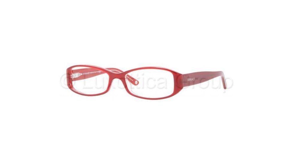 Versace VE3144 Bifocal Prescription Eyeglasses 878-5116 - Red/Crystal 