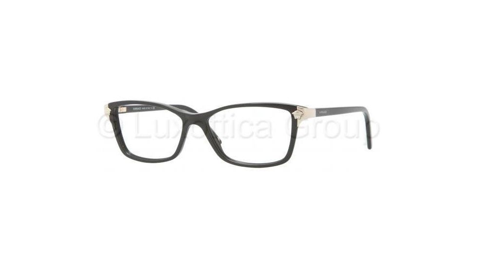 Versace VE3156 Progressive Prescription Eyeglasses GB1-5315 - Black Frame