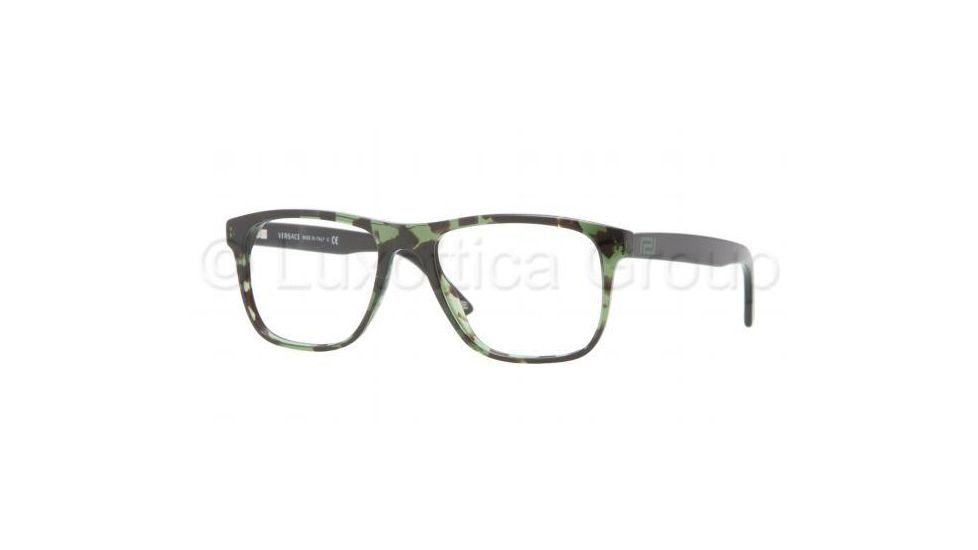 Versace VE3162 Bifocal Prescription Eyeglasses 993-5217 - Green Havana Frame