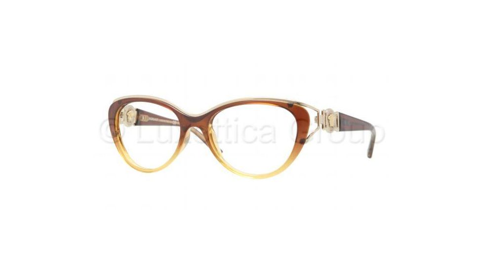 Versace VE3167 Single Vision Prescription Eyeglasses 5006-5317 - Dark Steel Frame