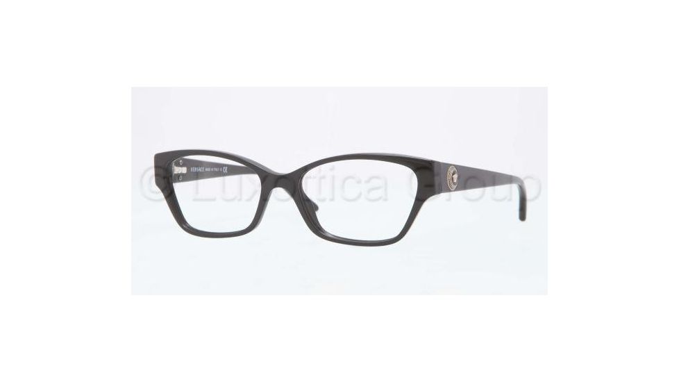 Versace VE3172 Eyeglass Frames GB1-5616 - Shiny Black Frame