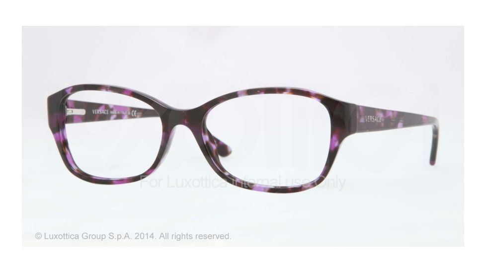 Versace VE3176A Eyeglass Frames 5024-53 - Violet Havana Frame