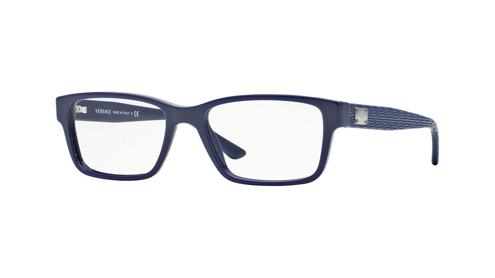 Versace VE3198A Single Vision Prescription Eyeglasses 5107-55 - Blue Frame