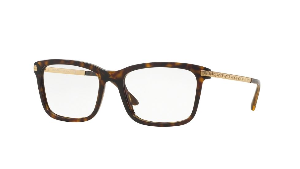 Versace VE3210A Progressive Prescription Eyeglasses 108-55 - Havana Frame