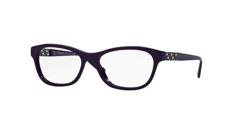 Versace VE3212BA Progressive Prescription Eyeglasses 5064-54 - Eggplant Frame