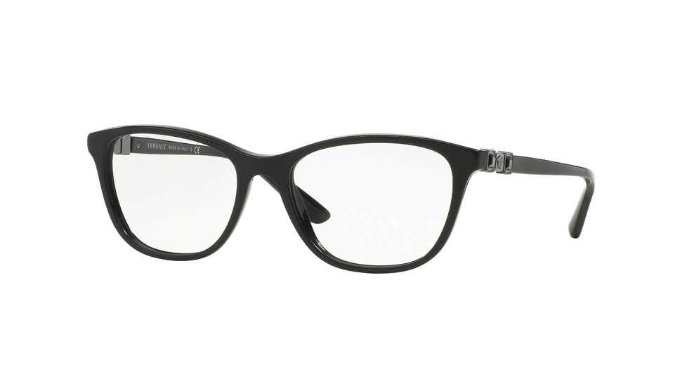 Versace VE3213B Bifocal Prescription Eyeglasses 5114-52 - Black Frame