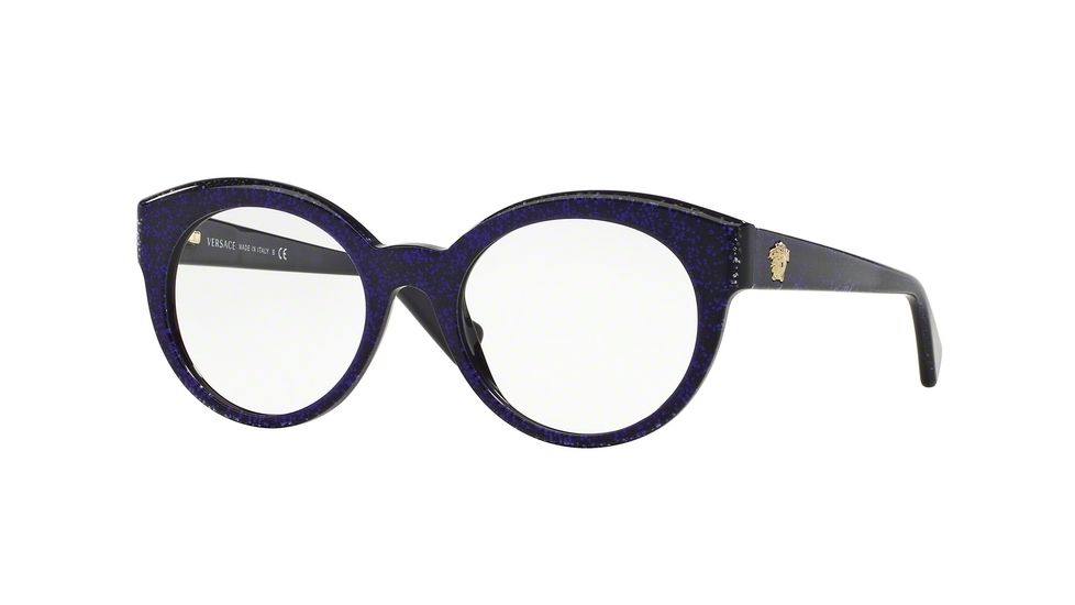 Versace VE3217 Eyeglass Frames 5157-51 - Glitter Violet/violet Frame